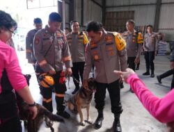 Kapolda Sumut Periksa Logistik dan Kesiapan Tim K9, Pastikan Penyaluran Bantuan dan Evakuasi Cepat