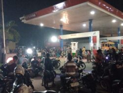 Antisipasi Kericuhan Personel Polres Serdang Bedagai Sigap Siaga Amankan Situasi Antrean BBM