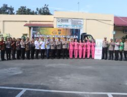 Polres Batu Bara Salurkan Bantuan Kemanusiaan Untuk Korban Bencana Alam