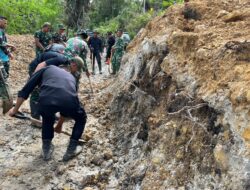 Jalan Kampung Baru Sipirok Kembali Terbuka, Respons Cepat Brimob Cegah Lumpuhnya Mobilitas Warga