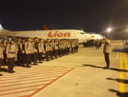 Ratusan Personel Brimob dari Lima Polda Tiba di Kualanamu, Perkuat Penanggulangan Bencana di Sumut dan Aceh