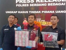 Press Release Satreskrim Ungkap Kasus Tindak Pidana Uang Palsu