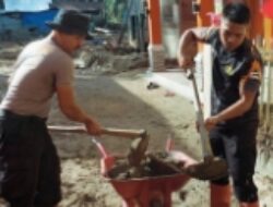 Sinergi TNI–Polri di Batang Toru, Brimob Polda Sumut Fokuskan Pemulihan Warga Terdampak Bencana