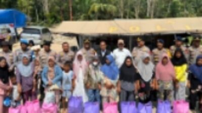Polri Hadir Mengawal Hunian Tetap Warga Terdampak Bencana di Tapanuli Selatan