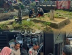 Dari Water Treatment Hingga Sumur Bor, Brimob Sumut Pastikan Air Bersih Untuk Warga Hutabalang