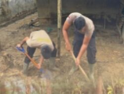 Langkah Pemulihan Berlanjut, Brimob Sumut Dampingi Warga Aek Ngadol