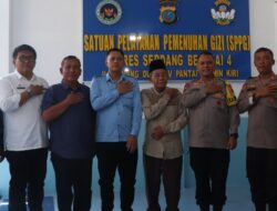 Kapolres Sergai Syukuran dan Doa Bersama Anak Yatim dalam rangka telah Selesainya Pembangunan Gedung Sppg 4 Polres Sergai
