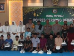 Kapolres Sergai Yang Diwakili Wakapolres, Gelar Peringatan lsra Mi’raj 1447 H