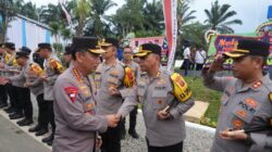 Kapolres Serdang Bedagai Hadiri Kunjungan Kapolri dan Ketua Komisi IV Berikan Bantuan Untuk Korban Bencana Alam