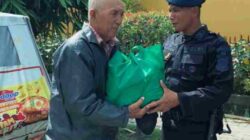 Dibulan Ramadhan, Brimob Polda Sumut Hadir Berbagi Harapan Lewat Jum’at Berkah