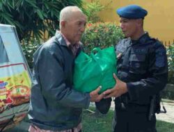 Dibulan Ramadhan, Brimob Polda Sumut Hadir Berbagi Harapan Lewat Jum’at Berkah