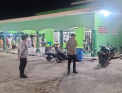 Polsek Jajaran Polres Sergai Laksanakan Patroli Sholat Tarawih Ciptakan Situasi Aman dan Kondusif