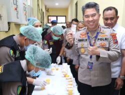 Kapolda Sumut Lakukan Tes Urine Serentak Tindaklanjuti Instruksi Kapolri Dalam Rapim 2026