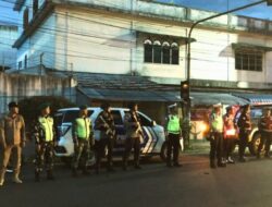 Patroli Subuh Ramadhan, Brimob dan TNI-Polri Jaga Ketertiban Kota Tebbing Tingg