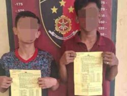 Polsek Tanjung Morawa Berhasil Amankan Dua Pelaku Pencurian Sepeda Motor
