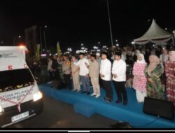 PJ Sekda Provinsi Sumut Bersama Bupati, Kapolres Sergai Serta Forkopimda Laksanakan Pelepasan Pawai Takbiran