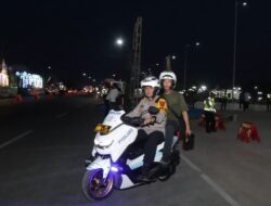 Polres Sergai dan Jajaran Pam Malam Idul Fitri 1447 H dan Pawai Mobil Hias, Pastikan Arus Lalin Aman dan Lancar