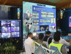 Kapolda Sumut Dampingi Kapolri Pimpin Pemantauan Nasional Malam Takbiran dari Medan