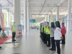 Sterilisasi dan Pengamanan Ketat Bandara Kualanamu, Gegana Brimob Sumut Siaga Penuh di Ops Ketupat Toba 2026