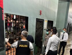 Polsek Labuhan Ruku Gelar Razia Bersama di Lapas Kelas II A Labuhan Ruku
