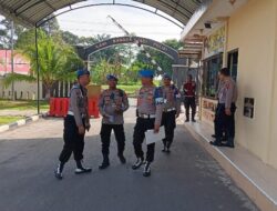 Si Propam Polres Sergai Dampingi Subdit Provos Bid Propam Polda Sumut Dalam Rangka Pemeriksaan Senpi Dinas Jajaran Polres Sergai