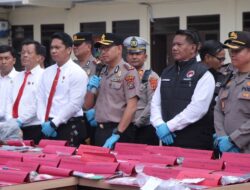 Polres Karo Tuntaskan Puluhan Kasus Dalam 100 Hari, Kapolres “Kami Tidak Bisa Bekerja Sendiri”