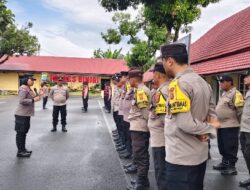 Kapolres Binjai Tekankan Peran Aktif Apel Gabungan Sat Binmas Jaga Keamanan Warga