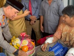 Pendampingan dan Penanganan Kapolres Binjai Jenguk Korban Begal Pelajar, Pastikan Maksimal 