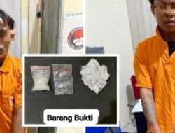 Satres Narkoba Ungkap 2 Kasus Narkotika, Tersangka dan Barang Bukti di Amakan Polres Batu Bara