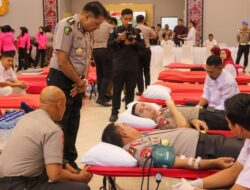 Sambut HUT Bhayangkara Ke-80, Polda Sumut Gelar Bakti Kesehatan Donor Darah Untuk Kemanusiaan