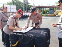 Kapolresta Deli Serdang Pimpin Sertijab Kasat Reskrim dan Dua Kapolsek Jajaran