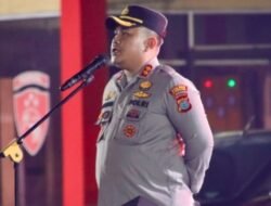 Kapolres Pelabuhan Belawan Pimpin Apel Patroli KRYD Skala Besar Antisipasi 3C