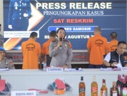 Sat Reskrim Polres Samosir Ungkap 7 Kasus Jadi Perhatian Publik