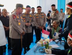 Kapolda Sumut Cek Langsung Pemeriksaan Kesehatan Gratis Untuk Warga Samosir