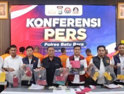 Polres Batu Bara Ungkap 10 Kasus 3C, 17 Tersangka Diamankan