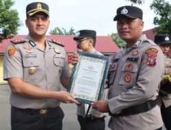 Kapolres Binjai Berikan Penghargaan dan Apresiasi Terhadap Personel Yang Berprestasi