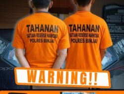 Satresnarkoba Polres Binjai Tangkap Dua Orang Pria Saat Edarkan Narkoba di Binjai Barat