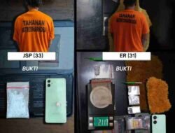 Komitmen Perangi Narkoba, Satresnarkoba Polres Binjai Tangkap Dua Pengedar dan Amankan Barang Bukti Sabu