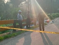 Tanggap Bencana, Polsek STM Hulu Bantu Aktifkan Jalur Alternatif Bersama Masyarakat