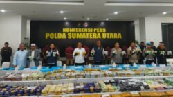 Polda Sumut Ungkap Tiga Kasus Narkoba, Sita 244 Kg Sabu