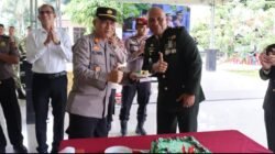 Perkuat Sinergitas TNI-Polri, Polresta Deli Serdang Beri Surprise Hut Ke-81 TNI