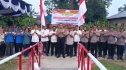 Kapolresta Deli Serdang Resmikan Jembatan Merah Putih, Perkuat Akses dan Mobilitas Warga Desa Pardamean dan Wonosari