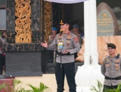 Resmi Pimpin Polda Sumut, Irjen Pol Sonny Irawan Disambut Ulos dan Tarian Tradisional