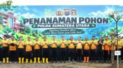 Green Policing, Kapolda Sumut Pimpin Penanaman Pohon di Mapolda