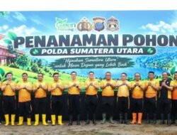 Green Policing, Kapolda Sumut Pimpin Penanaman Pohon di Mapolda