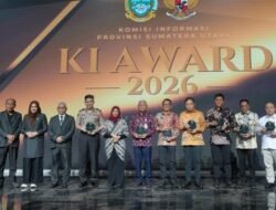 Kapolda Sumut Raih Penghargaan Achievement Person, Polda Sumut Predikat Informatif di KI Award 2026